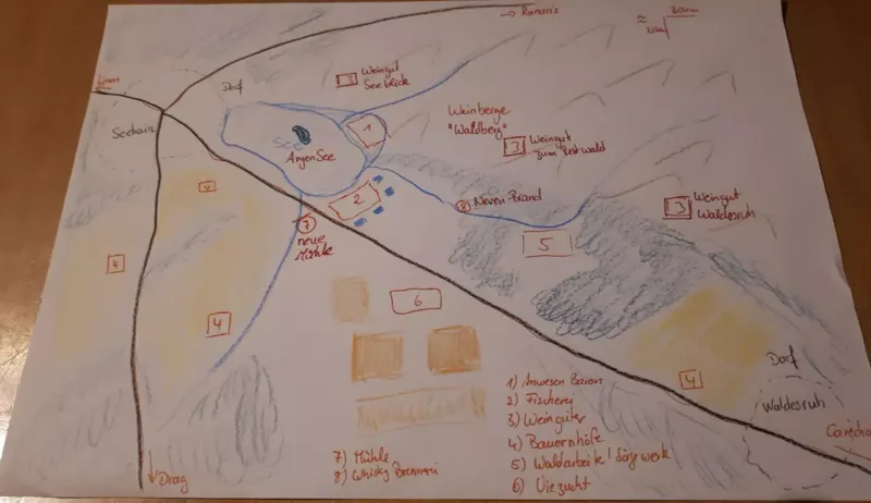 Karte der LARP Baronie Seehain